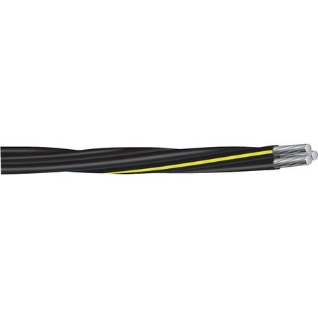 SOUTHWIRE Building Wire, 40 AWG Wire, 3 Conductor, 500 ft L, Aluminum Conductor, Yellow Sheath 4/0 4/0 4/0 URD